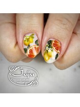 ジュジュ(Juju)/レモンオレンジ　フルーツネイル