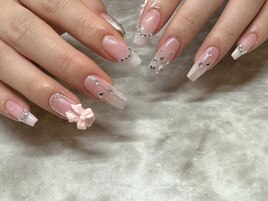 ホワイトネイル¥10000