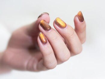 グラマラス 白金台店(glamourous produced by Noble)の写真/当店人気!【ワンカラー¥4950】【マグネットネイル¥6050】3回目まで同価格で通える♪フットネイルもお勧め◎