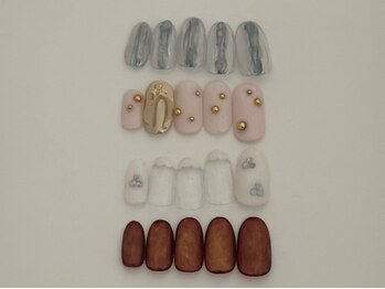 チュロ(Churo)の写真/【ご新規様オフ無料】思わず見惚れる指先に♪韓国ニュアンスなどのトレンドデザインを定額で豊富にご用意◎