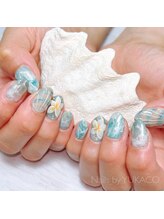リグネイルスタジオ(Lig nail studio)/プルメリアネイル
