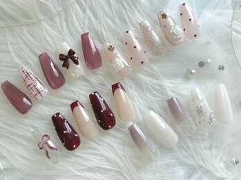 ランド ネイル 博多(LAND)の写真/【定額デザインが人気☆60分～ご用意】シンプル/ワンホン/韓国/オフィス/ニュアンス/等定額メニュー豊富★