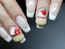 moqu.【モク】/3Dアートフレンチネイル