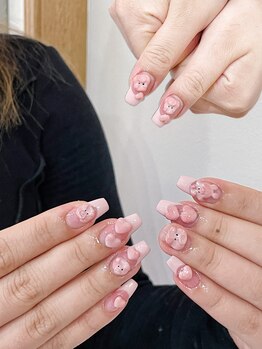 エスティネイルアートサロン(St.Nail Art Salon)/豚ネイル