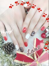 グラント(NAIL SALON&SCHOOL grant)/クリスマスネイル６２００円