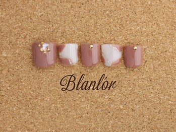 ネイルサロン ブランロール 三軒茶屋店(Blanl'or)/Foot　ブラウンニュアンス