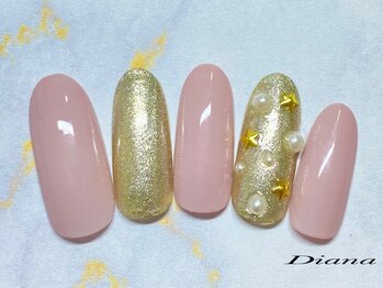 ディアナ ひたちなか高場店(DIANA)/定額ネイル 6600円 B‐025