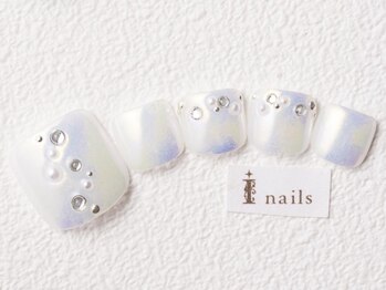 アイネイルズ 恵比寿店(I nails)/うるうるミラーFOOT10480円