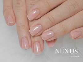 夏にオススメ★桃ネイル