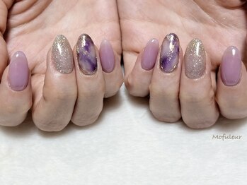 モフルール(Mofuleur)/アメジスト風ネイル