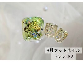 8月フットネイルトレンドA