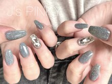 ネイルスペース ジェイズ ピンキー(NAIL SPACE J's PINKY)/フラッシュ×埋め尽くし
