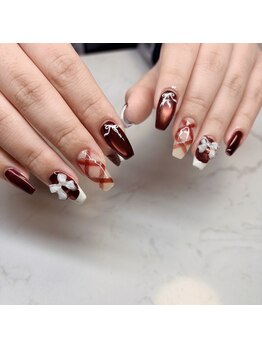 エンズネイル(O’s nail)/リボンネイル