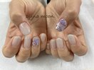 紫陽花ネイル