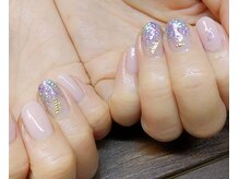 ネイルサロンアンドスクール アイビー(IVY)/キラキラ上品ラメ