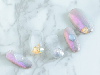 ソウ 難波店 nail salon Sou/マグネット×オーロラnail