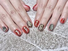 ティーエス ネイル ガーデン(T.S Nail Garden)/レッドパイソン¥8000