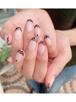 ネイルサロン リスタ(Rista)/フレンチ アニマル ニュアンス