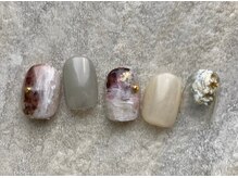 グラッドネイル 銀座店(GLAD nail)/凹凸ニュアンスネイル