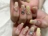 【オフ無料】デザイン持ち込みネイル（90分以内アートコース）　¥8,000