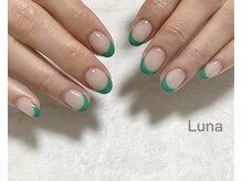 ルナ(Luna)/夏色フレンチネイル
