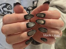 ネイルズ ララ(nails Lala)/black× mag