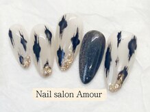 アムールユシマテン 上野湯島店(Amour)/キラキラ春夏のネイル¥7980