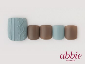 ネイルサロンアビー 北千住店(abbie)/ニットフットネイル ¥11660