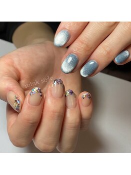 ミンクスタイル 浜松町店/オーロラ×お花