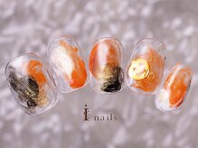 アイネイルズ 町田店(I nails)/塗りかけハロウィン6480円