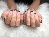 6月限定モニター【hand】王道の人気フレンチネイル5500円