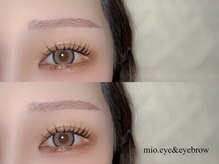 ミオ(mio.)/アイブロウ×パリジェンヌ