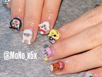 モノ ネイル(MoNo nail)/痛ネイル☆。.:*・゜