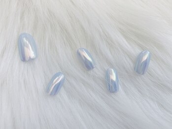 ネイルサロン ドレリッチ 大宮店(drerich)/うるうるオーロラネイル