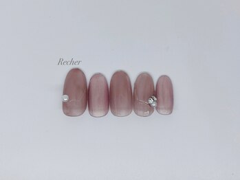 ネイルサロンリシェ 烏丸御池(Recher)/オフィスビジューデザイン
