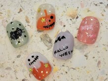 ネイル ラグーン 大泉学園(nail Lagoon)/ハロウィンネイル　1本アート