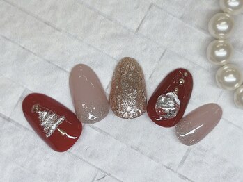 アルセア 上野御徒町店(Alcea)/クリスマスネイル　キラキラ　