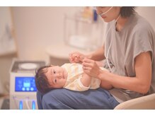 流行りの水素吸引が受けられる！妊婦さんや、親子で来店も♪