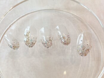 ブレスネイル(brace Nail)/カラフルラメグラデ