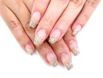 ネイルコレクション ピンク(Nail Collection Pink)/ジェル★ラメグラデ♪ゴールド