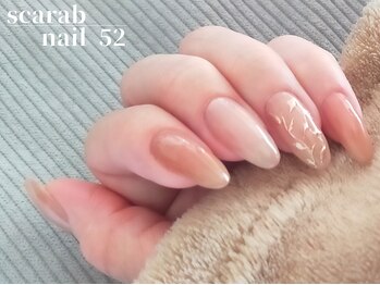 スカラべネイル52 春日部(Scarab Nail 52)の写真/シンプルだけど上品。大人女性が好むデザインをLife Styleに合わせて。[春日部/フィルイン/ジェルネイル]