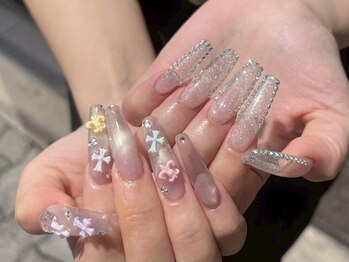 ネイルサロン ソウ 心斎橋店(Nail Salon Sou)の写真/【最旬デザイン×美フォルム】*Art10本¥7900*スカルプ・チップ1本~対応可能★深爪や亀裂の補強もOK！