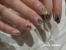 ホワイトブラックちぐはぐ