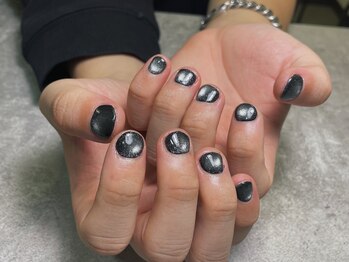 オムネイル 渋谷(HOMME NAIL)/マグネットネイル ¥6.600
