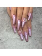 トワール 元町(Toyale)/ブライダルネイル紫ネイル