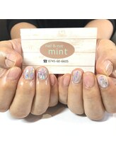 ネイルアンドアイ ミント(nail＆eye mint)/クリアネイル☆