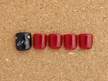 ネイルサロン ブランロール 白金店(Nail Salon Blanl'or)/FOOT　I　LOVE CAT♪
