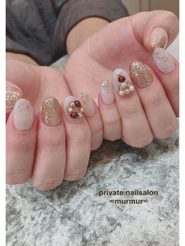 プライベート ネイルサロン マーマ(murmur)/クリスマスネイル