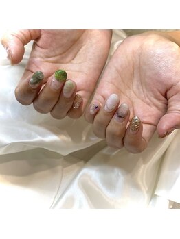 ネイルアンドアイラッシュヴィーナ ゆめタウン廿日市店 (Nail&EyeLash Vina)/ニュアンスネイル