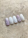 ¥8500 冬ネイル